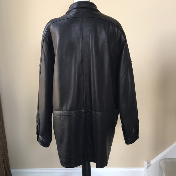 Mens Genuine Leather Jacket - Picture 3 of 16